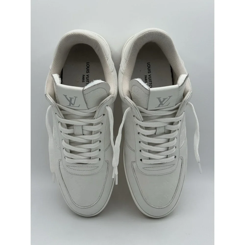Louis Vuitton Rivoli Monogram leather sneaker - Men's size 8 - Picture 9 of 16